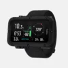 Suunto Nautic noir avec bracelet velcro, vue 3/4 gauche