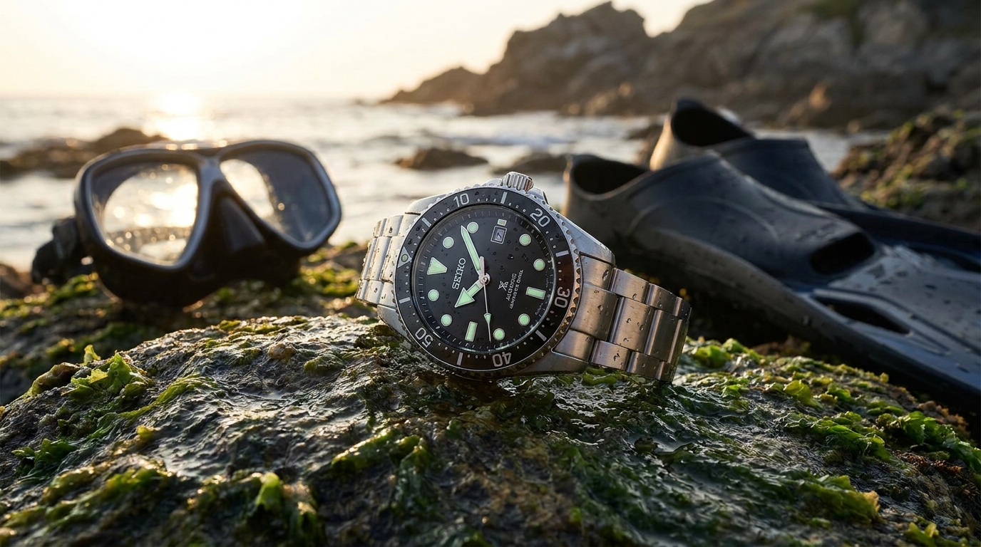 montre de plongée - Image de couverture